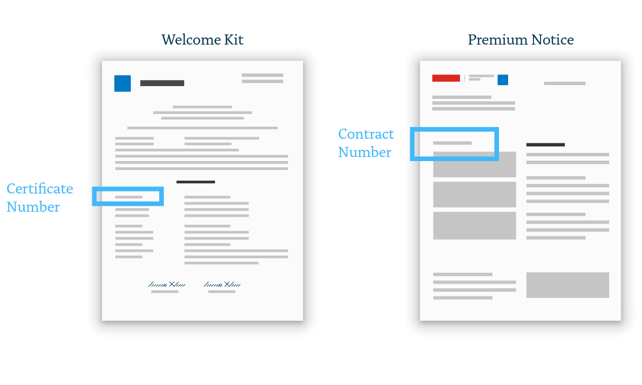 Where to find your contract number